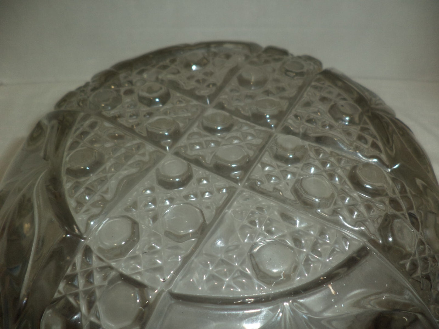 ABP Antique Heavy Cut Glass Bowl