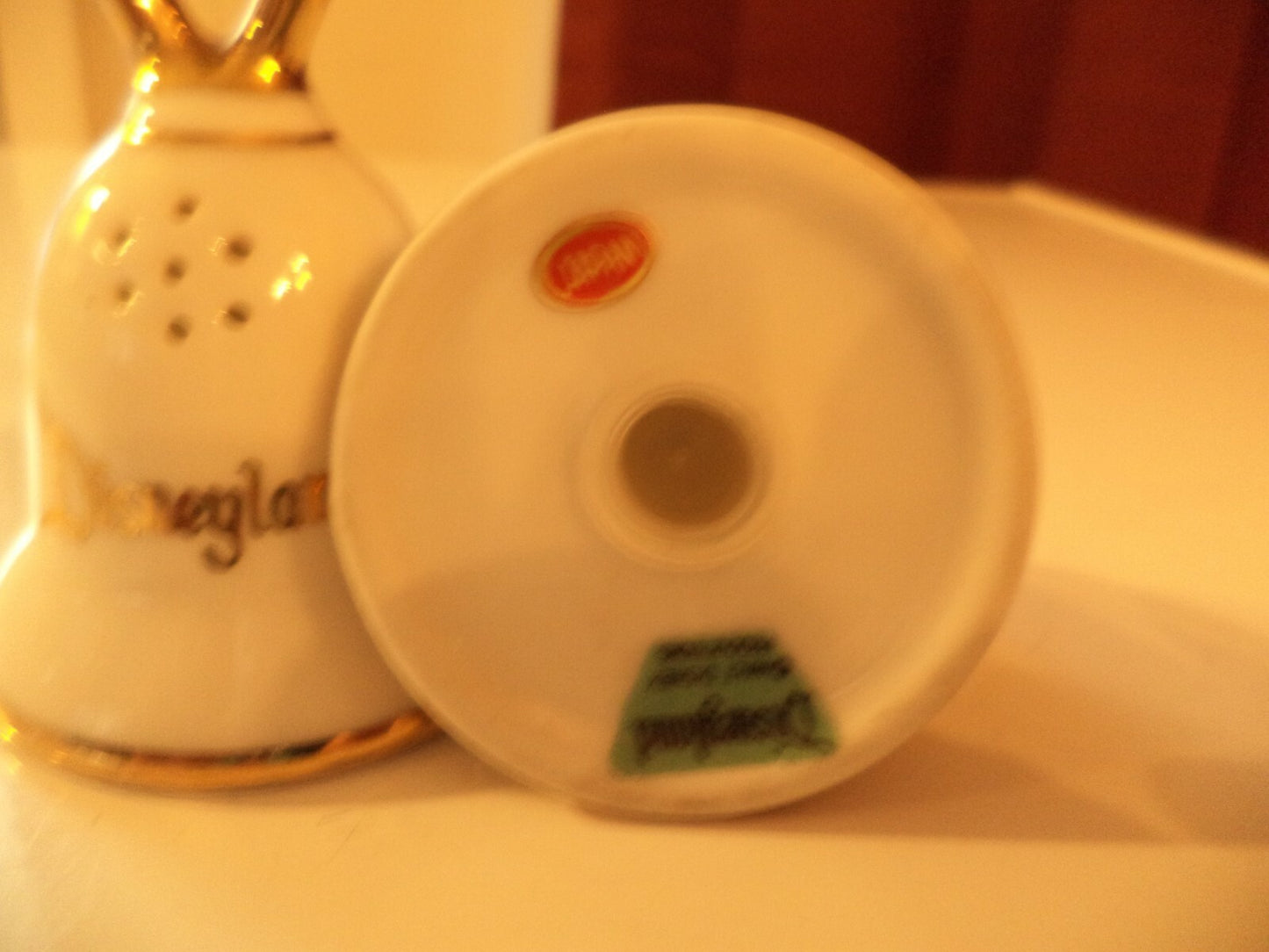 Disneyland Bell Shaped Salt & Pepper Shakers