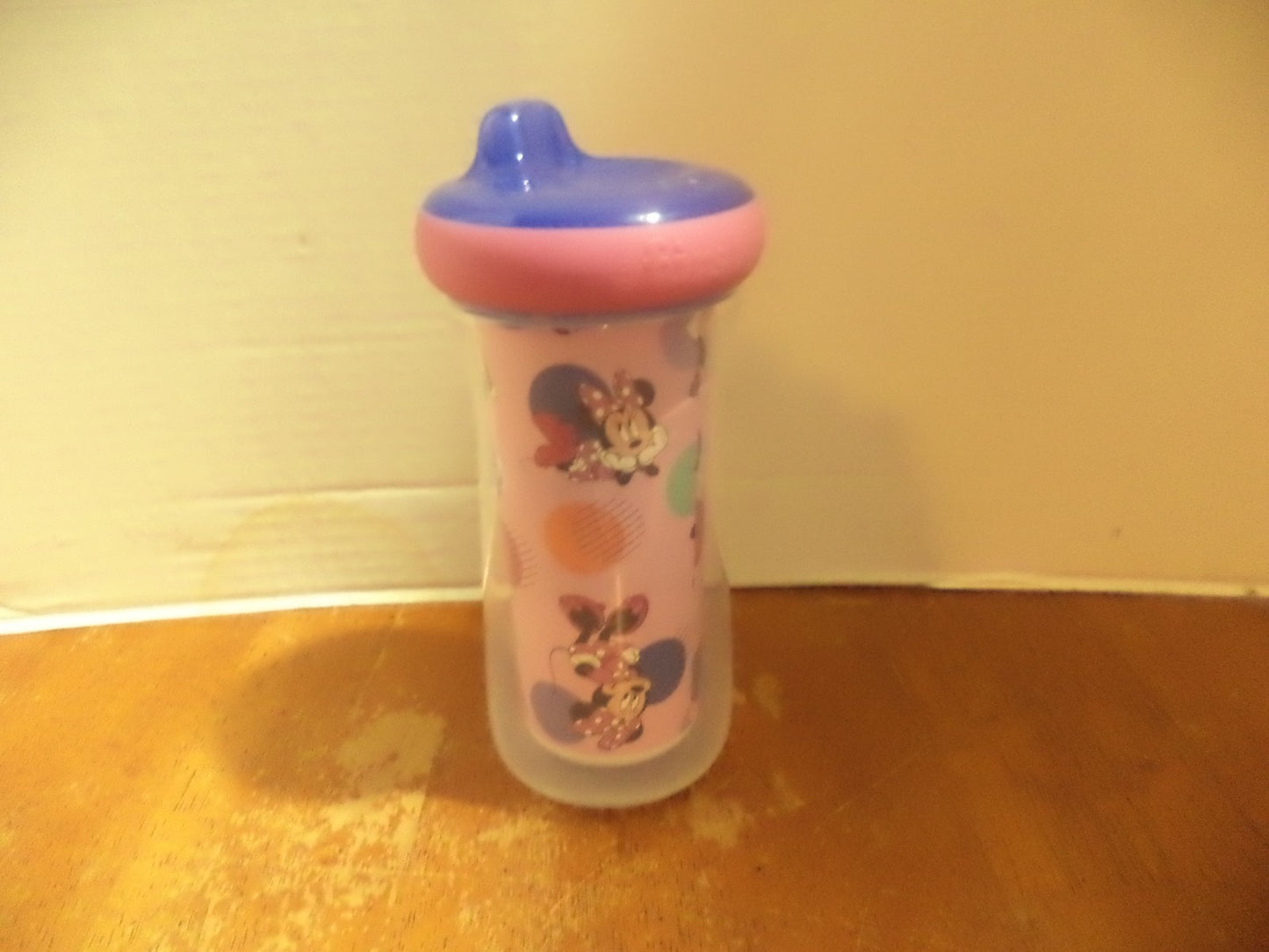 Pink First Years Tomy Insulated Minnie Mouse 9 Oz.Sippy Cup