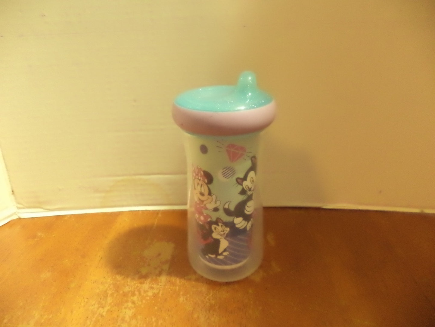 First Years Tomy Insulated Minnie Mouse Blue 9 oz.Sippy Cup