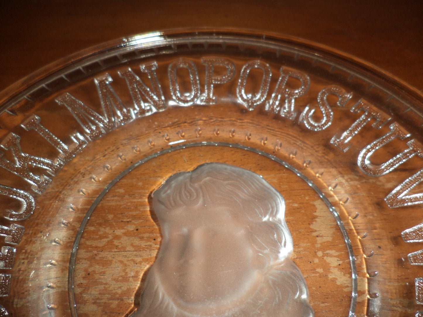 Clay's Crystal Works: Child's Vintage ABC Glass Plate