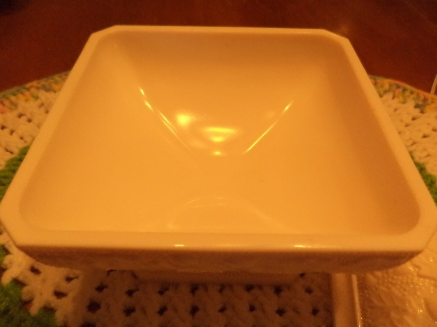 Jeannette Pink Milk Glass Covered Candy Dish