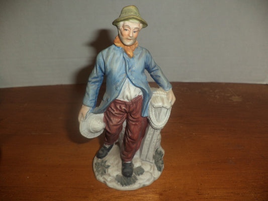 Vintage Homco Country Man Figurine
