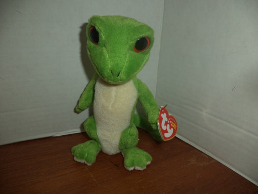 Ty 2009 GUS the Green GECKO Beanie Baby  6” NWT