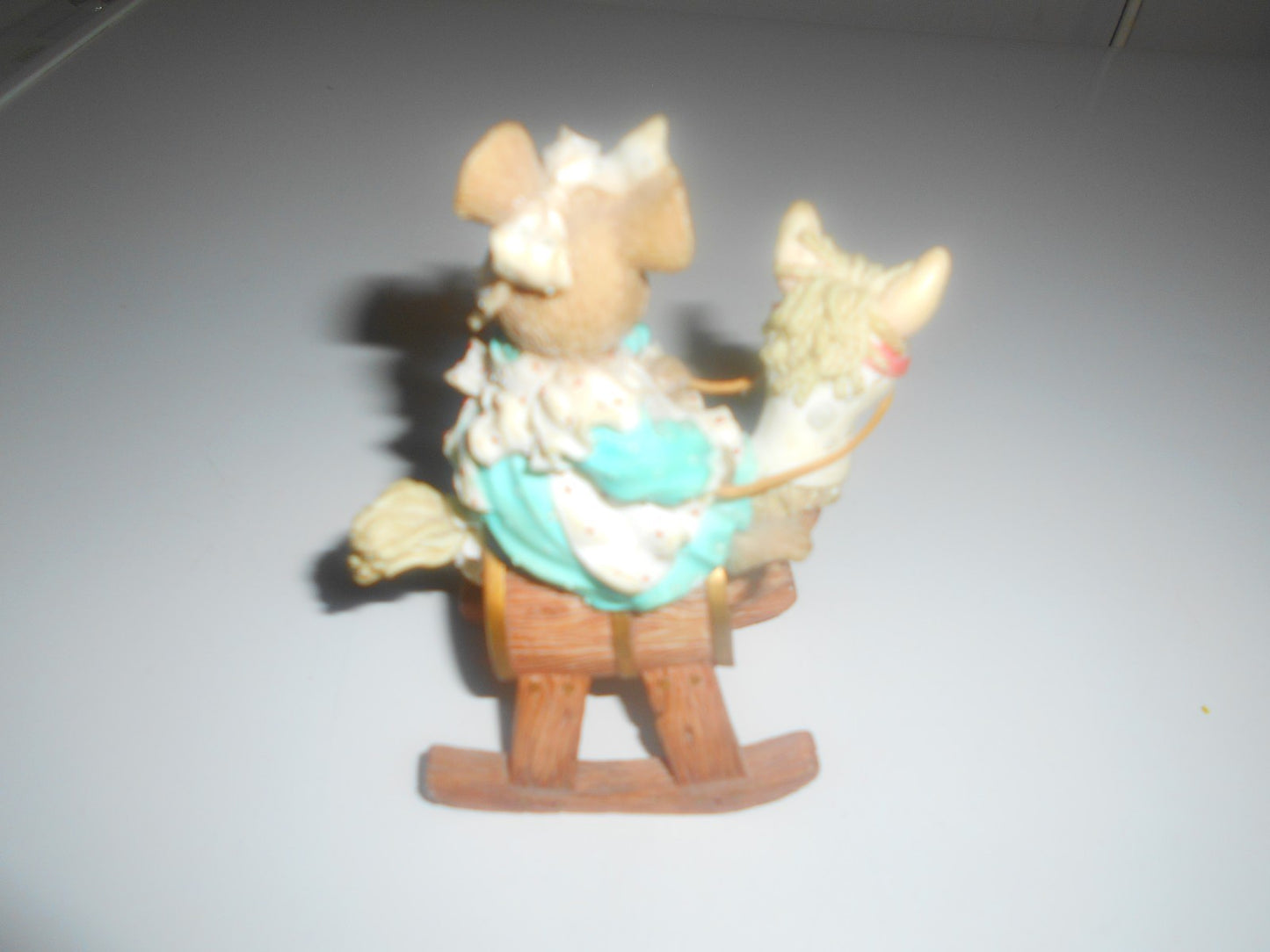 Enesco Priscilla Hillman Mouse Tales Figurine I Had a Little Hobby Horse 1995