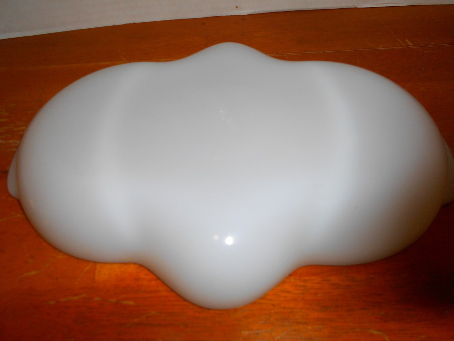 Fire King Milk Glass Anniversary Gold Trim Divided Serving Relish Dish Vintage